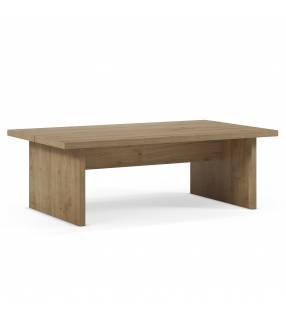 Mesa de Centro Rectangular Roble Nudos Orena Top Mueble