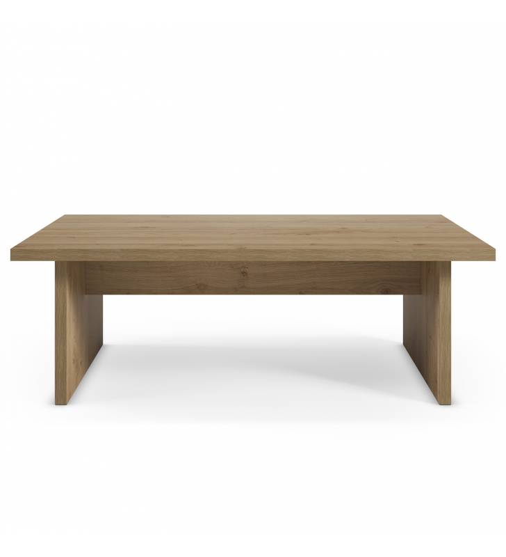 Mesa de Centro Rectangular Roble Nudos Orena Top Mueble 2