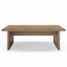 Mesa de Centro Rectangular Roble Liso Orena Top Mueble 2