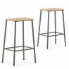 Taburetes Nola Pack de 2  Aguamarina Top Mueble