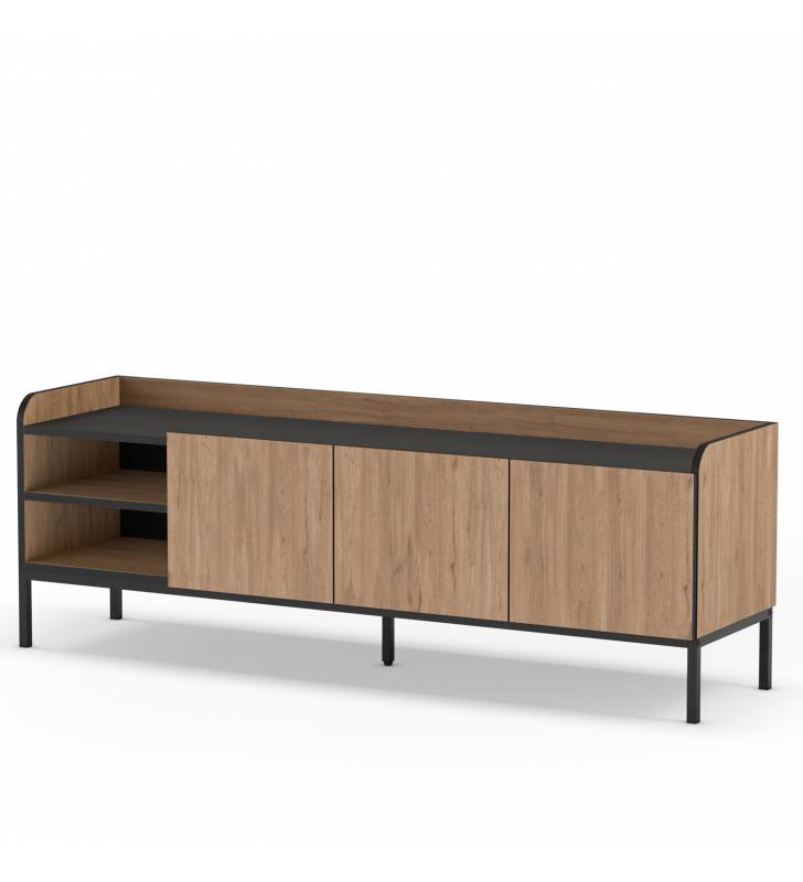 Mueble Tv 160 cm Daelia color roble Top Mueble 2