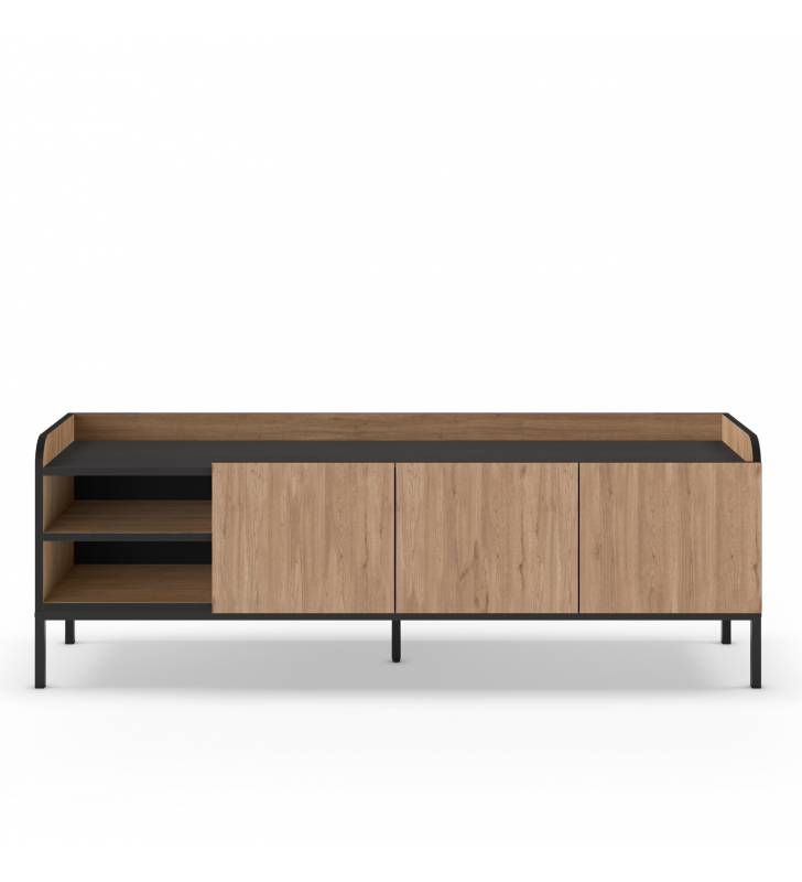 Mueble Tv 160 cm Daelia color roble Top Mueble 1