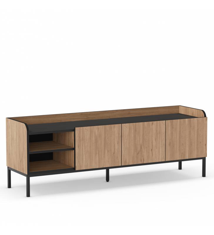 Mueble Tv 160 cm Daelia color roble