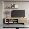 Mueble TV 160 cm Roble Negro River Ambiente Top Mueble