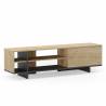 Mueble TV 160 cm Roble Negro River Top Mueble