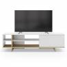 Mueble TV 160 cm Blanco Roble River Top Mueble 3
