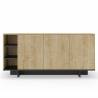 Aparador Salón 170 cm Roble Negro River Top Mueble 2