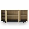 Aparador Salón 170 cm Roble Negro River Top Mueble 3