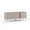 Mueble Tv crema 140 Kirena 4