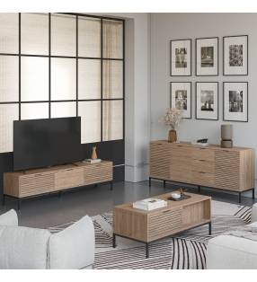 Mesa Centro Rectangular Lyra Ambiente Top Mueble