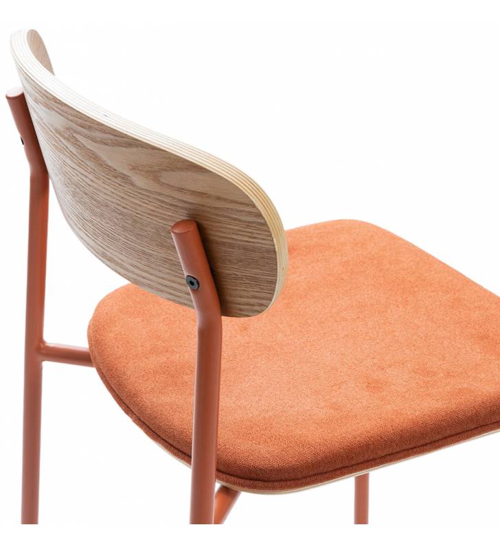 Pack 2 Sillas Altas Cocina Teja Sorenia Detalle Top Mueble