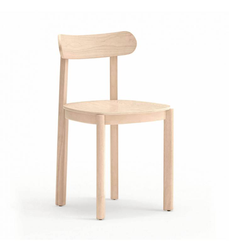 Silla Natural Nara color claro Pack de 2 Topmueble 2