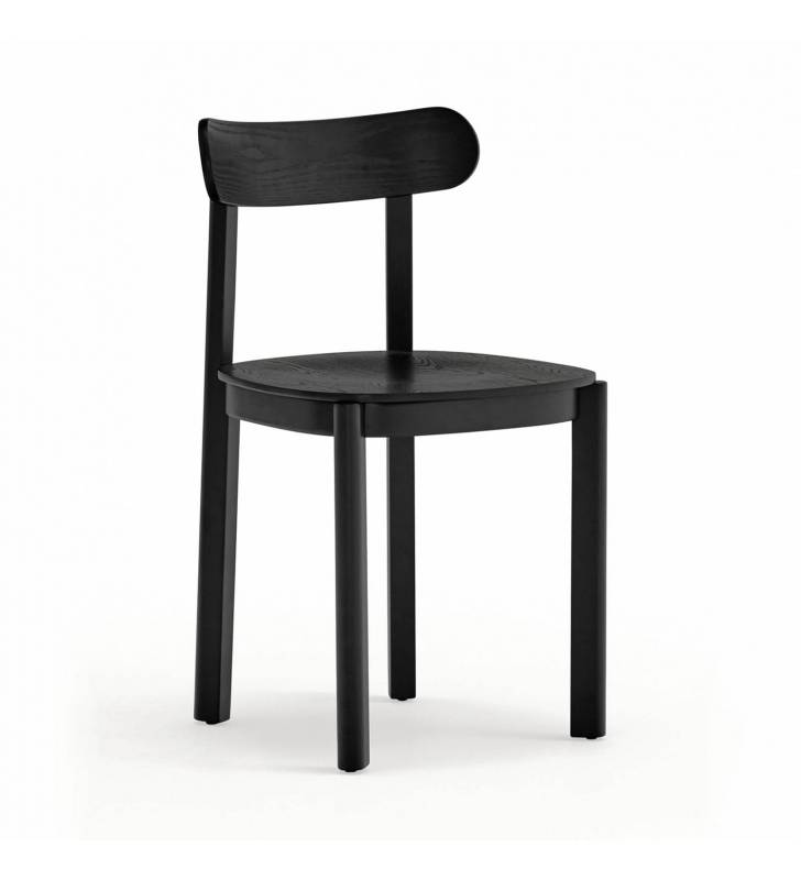 Silla Natural Nara color negro Pack de 2 Topmueble 1