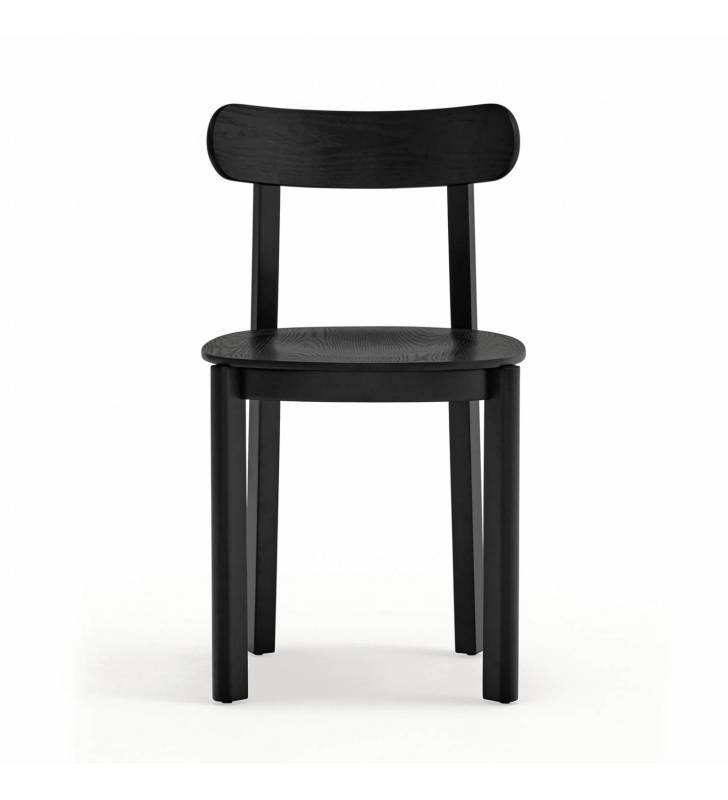 Silla Natural Nara color negro Pack de 2 Topmueble 2