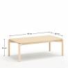 Mesa centro madera Atlas color roble Topmueble 1