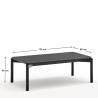 Mesa centro Atlas Negro Topmueble Medidas