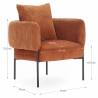 Sillón Butaca Teja Jordan Dimensiones Top Mueble
