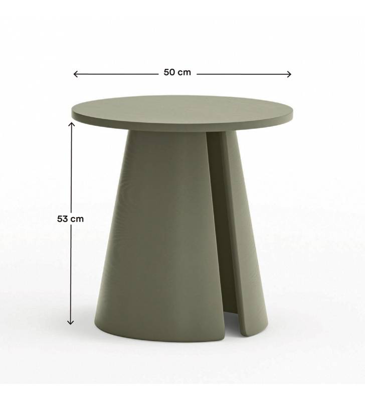Mesa rincón redonda CEP Verde Topmueble Medidas