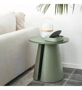 Mesa rincón redonda CEP Verde Topmueble Ambiente