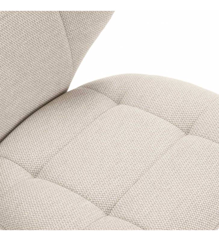 Pack 2 Sillas Comedor Beige Isabella Detalle Asiento Top Mueble