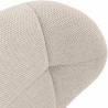 Pack 2 Sillas Comedor Beige Isabella Detalle Respaldo Top Mueble