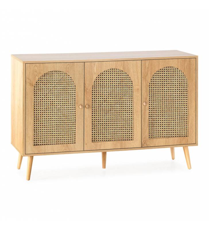 Aparador 3 puertas 120 Moon color roble Topmueble