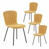 Pack 4 Sillas de Comedor Mostaza Ragna Top Mueble