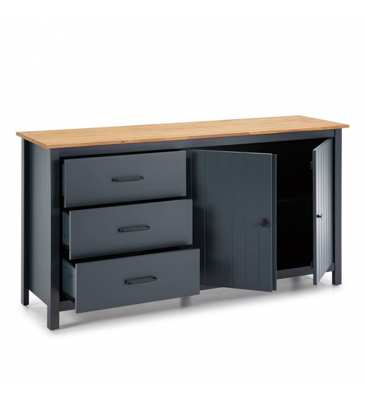 Aparador Azul Oscuro Mora 2P3C Topmueble 2