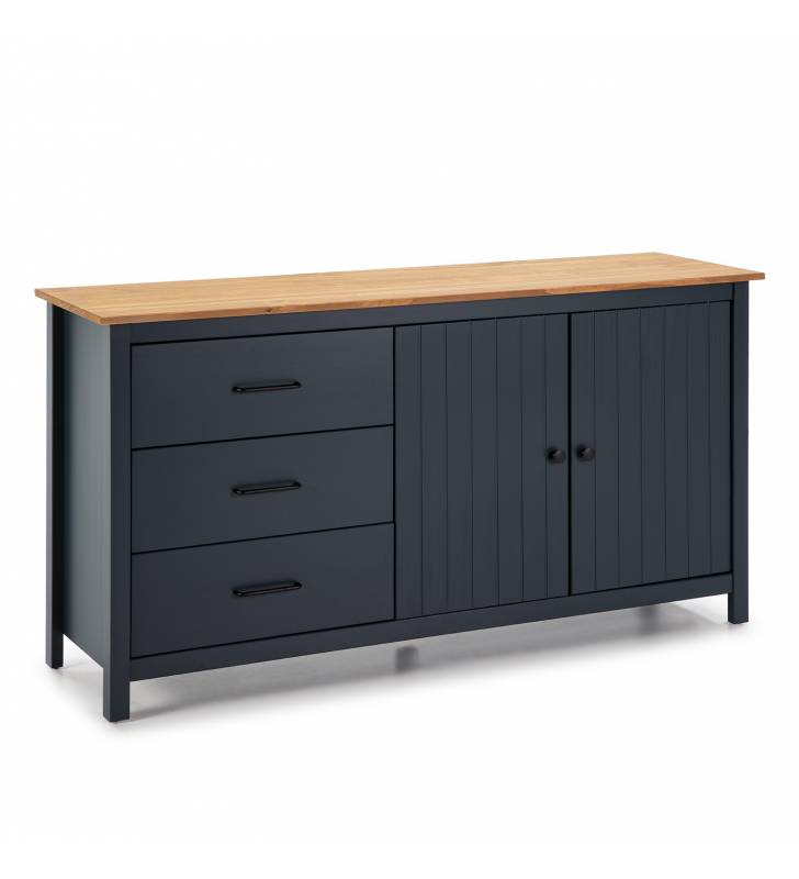 Aparador Azul Oscuro Mora 2P3C Topmueble