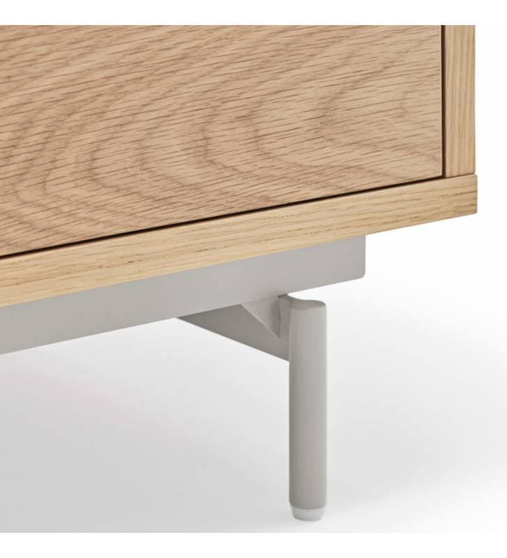 Mueble TV Roble Gris Claro VALLEY Detalle Top Mueble 2