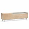 Mueble TV Roble Gris Claro VALLEY Top Mueble