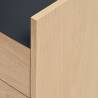 Mueble TV Roble Azul Oscuro VALLEY Detalle Top Mueble