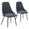 Pack 2 Sillones Giratorios Azul Elena Topmueble