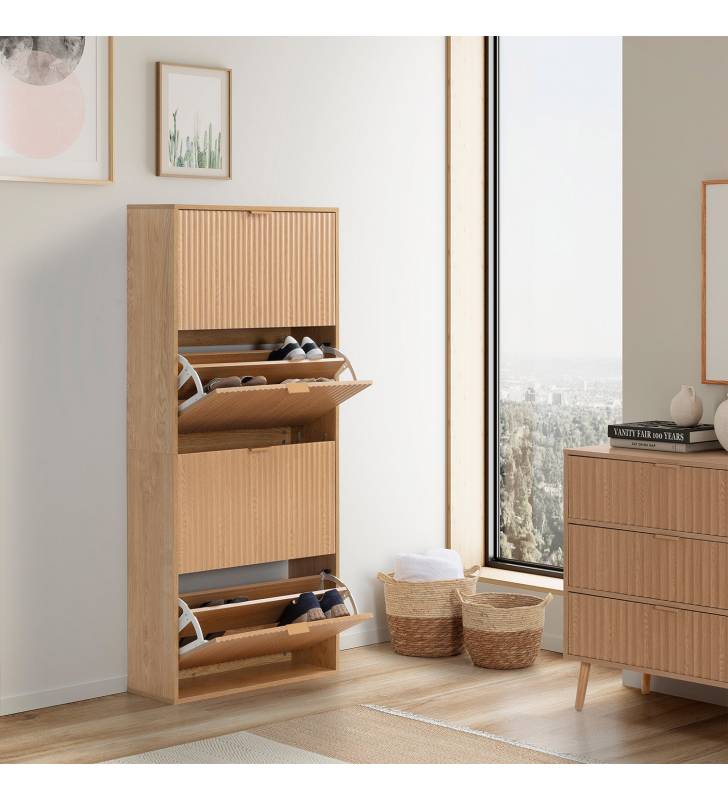 Mueble Zapatero 4 Puertas Layla Ambiente Top Mueble