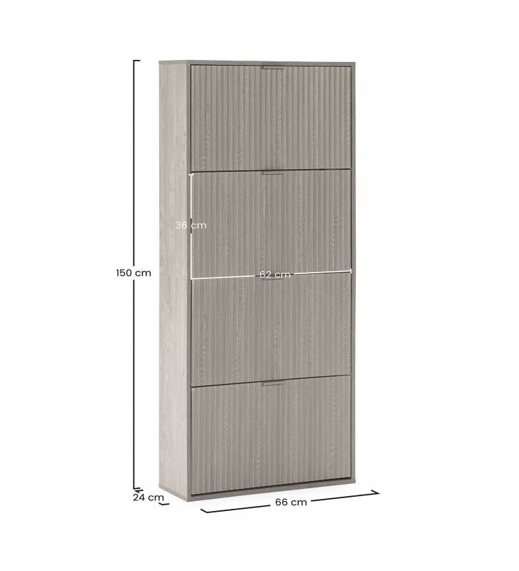 Mueble Zapatero 4 Puertas Layla Dimensiones Top Mueble