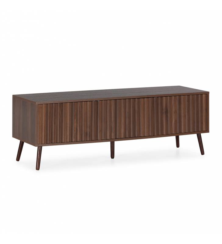 Mueble TV 130 cm Nogal 3 Puertas Layla Topmueble