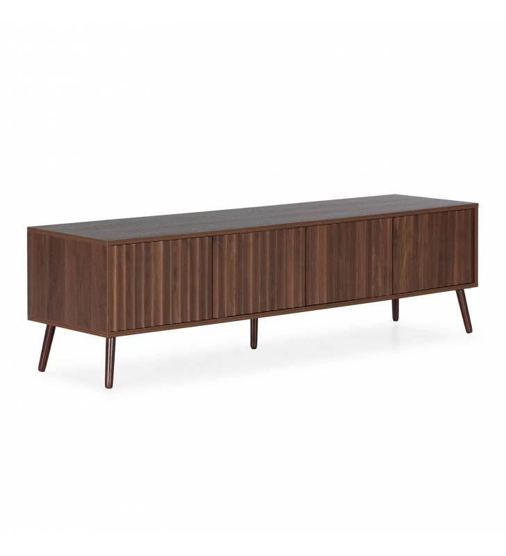 Mueble TV 160 cm Nogal 4 Puertas Layla Topmueble