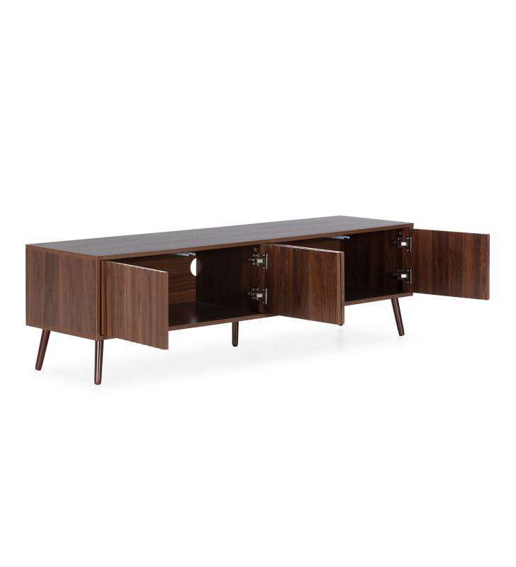 Mueble TV 160 cm Nogal 4 Puertas Layla Topmueble 2