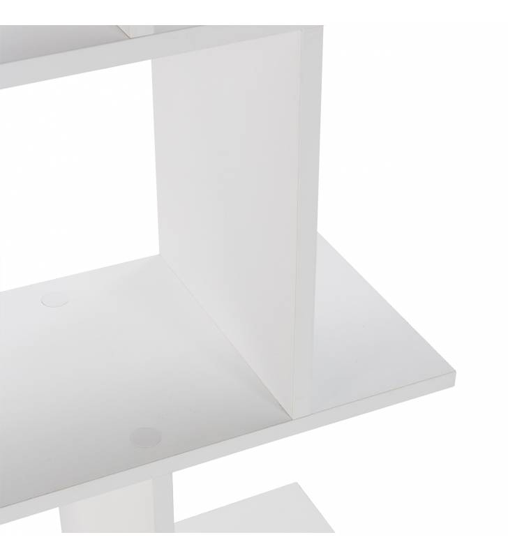 Estantería Salón Irregular Blanco Daisy Top Mueble Detalle