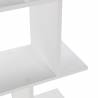 Estantería Salón Irregular Blanco Daisy Top Mueble Detalle