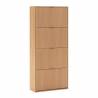 Mueble Zapatero 4 Puertas Layla Top Mueble