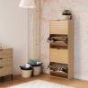 Zapatero Roble 4 Puertas Rachele Ambiente Top Mueble