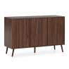Aparador Nogal 3 Puertas Layla Topmueble