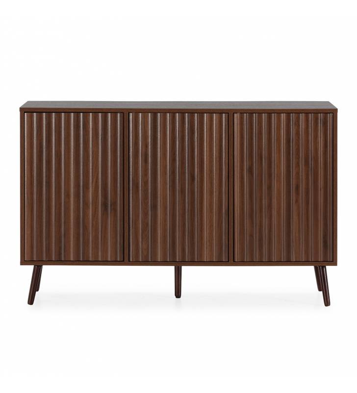 Aparador Nogal 3 Puertas Layla Top Mueble 3
