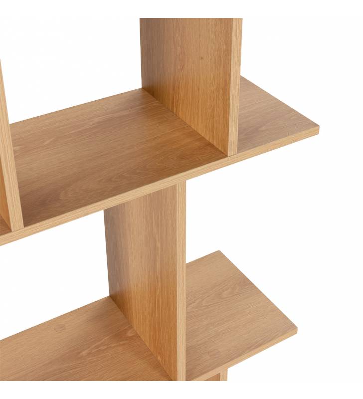 Estantería Decorativa Salón Roble Akane Top Mueble Detalle