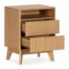 Mesita de Noche Roble Himma Top Mueble 2