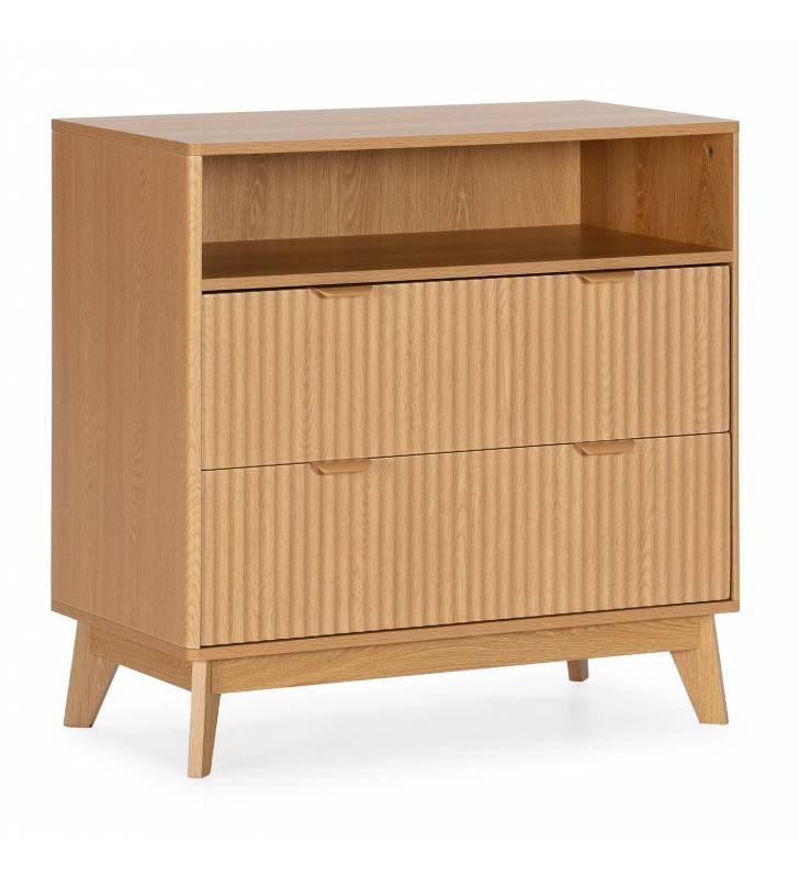 Cómoda Dormitorio Roble Himma Top Mueble