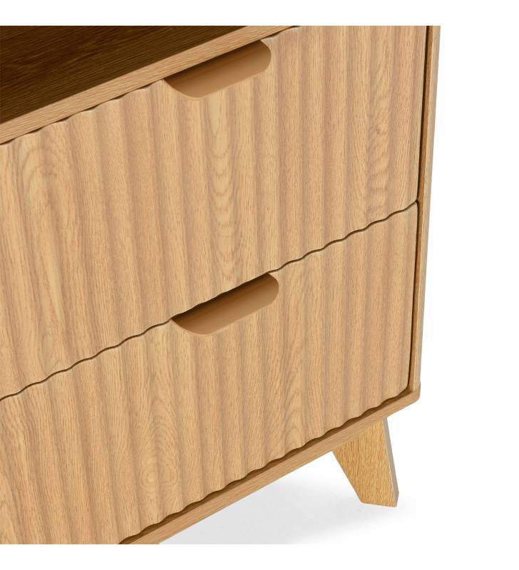 Cómoda Dormitorio Roble Himma Top Mueble Detalle