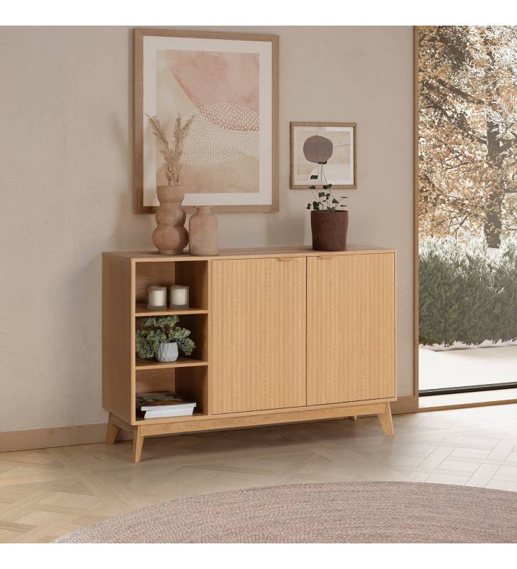 Aparador Roble 120 cm Himma Top Mueble Ambiente