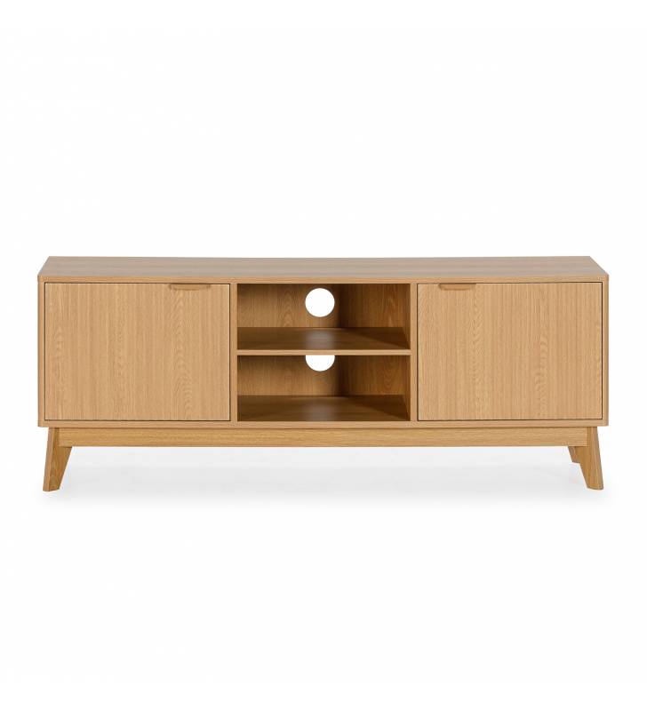 Mueble TV Roble 130 cm Himma Top Mueble 3